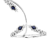 XSBODY Zircon Bracelet Wedding Hand Palm Bangle Jewelry