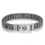 Lucky Buddhist Sutra Bracelet for Men Retro Six-Word Spell Accessories