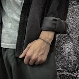 S925 Silver Men's Personality Domineer Retro Tide Men's Bracelet