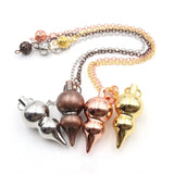 XSM Copper Gourd Dowsing Pendulum for Healing Balance Meditation