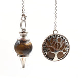 XSM Tree of Life Stone Pendulum Ball Pendant Wicca
