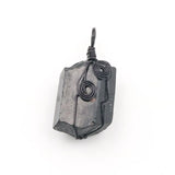 Irregular Tourmaline Stone Pendant Wire Wrapped Necklace Making