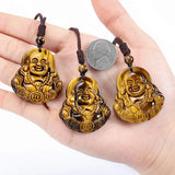 XSM Tiger Eye Stone Protection Pendant Healing Amulet Talisman Necklace