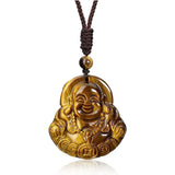XSM Tiger Eye Stone Protection Pendant Healing Amulet Talisman Necklace