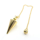XSM Metal Cone Shaped Pendant Pendulum for Dowsing Divination Yoga