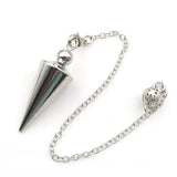 XSM Metal Cone Shaped Pendant Pendulum for Dowsing Divination Yoga