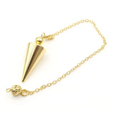 XSM Metal Cone Shaped Pendant Pendulum for Dowsing Divination Yoga