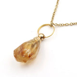 XSM Natural Stone Perfume Bottle Pendants Charms Essential Oil Bottle