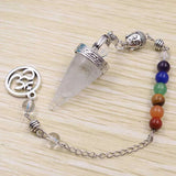 XSM Cone Shape Pendulum 7 Chakra Buddha Head Pendant
