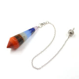 XSM Reiki Divination Natural Chakra Crystal Pendulum Pendant