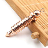 XSM Reiki Metal Screw Shape Pendant Pendulum for Dowsing Divination