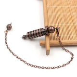 XSM Reiki Metal Screw Shape Pendant Pendulum for Dowsing Divination