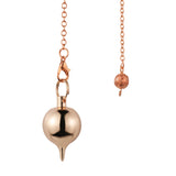 Brass Ball Metal Cone Whirligig Shape Dowsing Pendulum