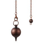 Brass Ball Metal Cone Whirligig Shape Dowsing Pendulum