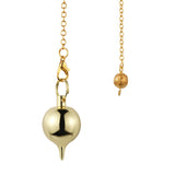 Brass Ball Metal Cone Whirligig Shape Dowsing Pendulum