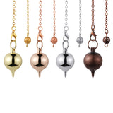 Brass Ball Metal Cone Whirligig Shape Dowsing Pendulum