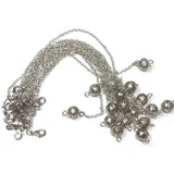 10 Pcs Silver Plated Chain for Pendulum Pendants
