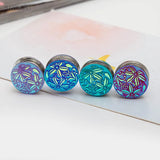 XT75 Headwear Scarf Magnet Brooch Round Hijab Clips 12pcs