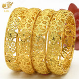 African Plated Bangles Bracelet Indian Middle East Jewelry