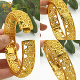 African Plated Bangles Bracelet Indian Middle East Jewelry