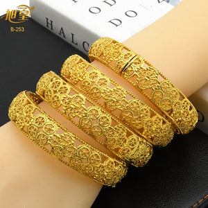 African Plated Bangles Bracelet Indian Middle East Jewelry
