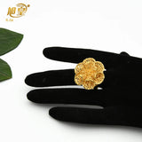 African Plated Resizable Rings For Women Dubai Arabic Wedding Anniversary Jewelr