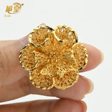 African Plated Resizable Rings For Women Dubai Arabic Wedding Anniversary Jewelr
