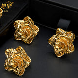 Dubai Plated Rings Nigerian Wedding Indian Ring Adjustable Finger Jewelry