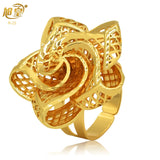 Dubai Plated Rings Nigerian Wedding Indian Ring Adjustable Finger Jewelry