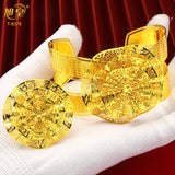 Indian Bangles With Ring Dubai Wedding Banquet Bracelet Plated Jewelry