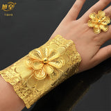 Indian Bangles Ring Dubai Bride Wedding Party Bracelet Jewelry