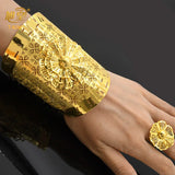 Indian Bangles Ring Dubai Bride Wedding Party Bracelet Jewelry