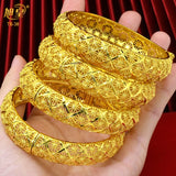 Copper Alloy Bangles Bracelet Charm Plated Jewelry Bridal Wedding Banquet