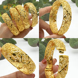Plated Jewelry Bangles Bracelet Indian Hawaiian Banquet Party Charm Bangle