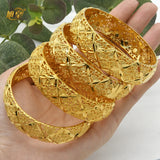 Plated Jewelry Bangles Bracelet Indian Hawaiian Banquet Party Charm Bangle