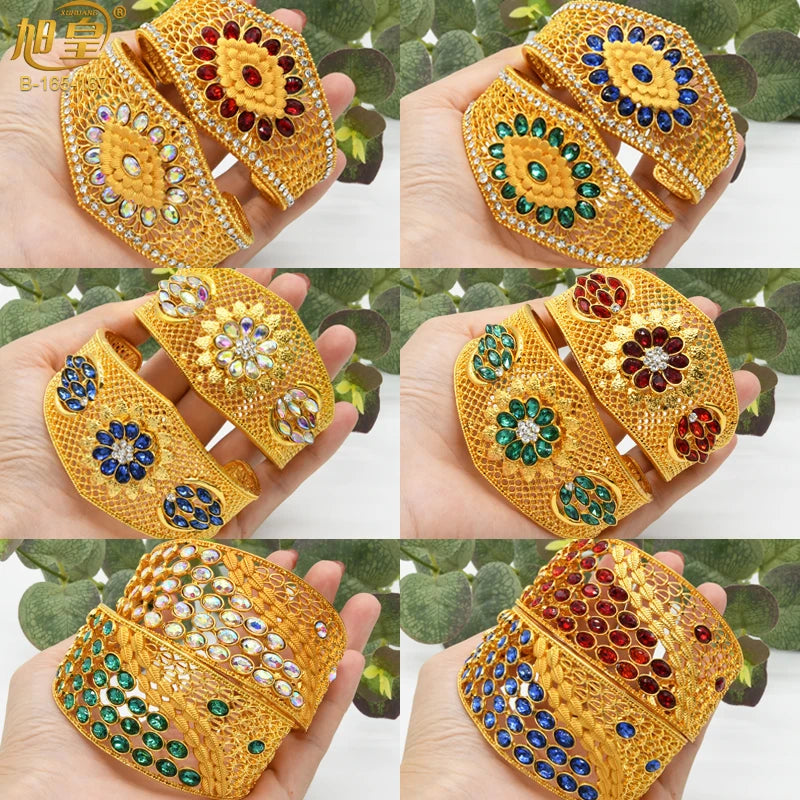 Vintage Royal Africa Cuff Bangles for Women