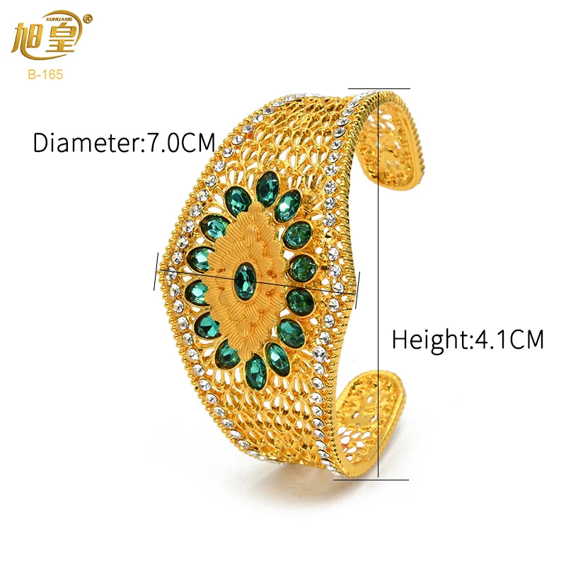 Vintage Royal Africa Cuff Bangles for Women