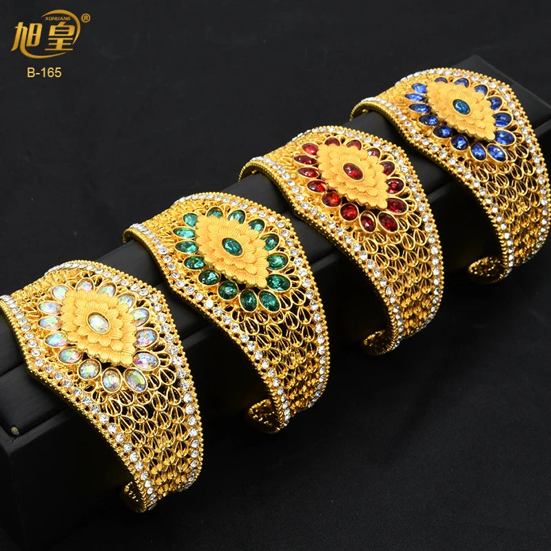 Vintage Royal Africa Cuff Bangles for Women