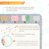 0.8mm Crystal Elastic Cord Beading Kit with Mat and Scissors