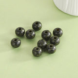 XUQIAN 10mm DIY Leopard Round Wooden Beads For Jewelry Making