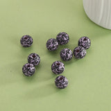 XUQIAN 10mm DIY Leopard Round Wooden Beads For Jewelry Making