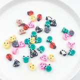 XUQIAN 10mm 100pcs Mixed Cartoon Animal Clay Beads DIY Accessories B0057