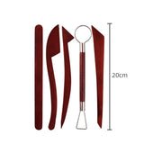 12pcs Double Sided High Clay Tools for Pottery Carving