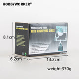 XUQIAN 13.2*6.2*8.1CM Jewellery Glass Magnifier for Jewelry Making