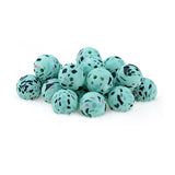 XUQIAN 15mm 30pcs Silicone Leopard Print Loose Beads B0011
