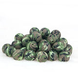 XUQIAN 15mm 30pcs Silicone Leopard Print Loose Beads B0011
