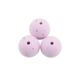XUQIAN 15mm Hot 50pcs Teething Beads for DIY Baby Pacifier Chain