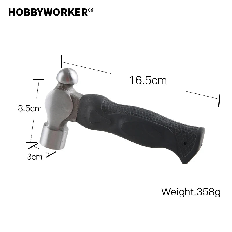 XUQIAN Metal Stamping Hammer High with Stainless Steel Head for Jewelry Leather