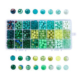 XUQIAN 16.5cm Mixed Glass Crystal Gradient Loose Bead for Vase Fillers