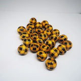 XUQIAN 16mm 200 Pcs Wooden Loose Grid Beads For Jewelry Making B0312